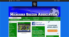 Desktop Screenshot of michianasoccer.org